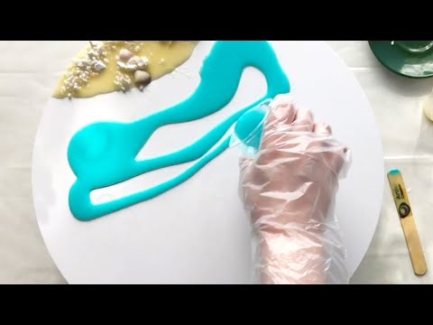 DIY Epoxy Panel craft | Resin Art technique | Craft from Epoxy Resin at home