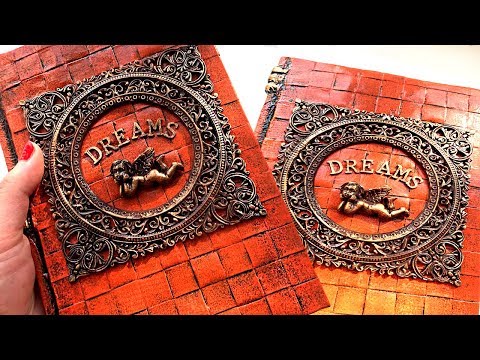 DIY Notebook decor | Paper weaving