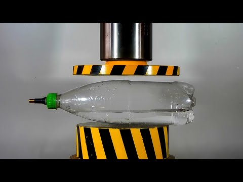 Давление выдерживает пластиковая бутылка