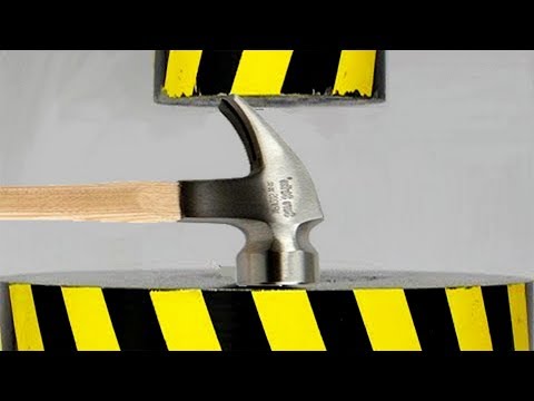 ГИДРАВЛИЧЕСКИЙ ПРЕСС 100 тонн ПРОТИВ МОЛОТКА