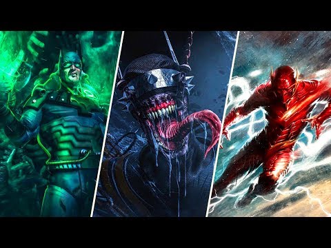 ИСТОРИЯ ВСЕХ ЗЛЫХ ВЕРСИЙ БЭТМЕНА. ТЕМНЫЙ РЫЦАРЬ. МЕТАЛЛ. DC COMICS.