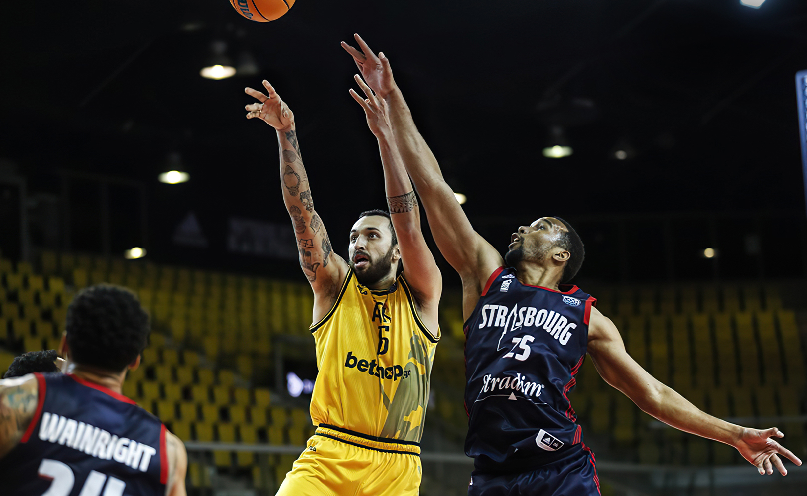 Лига чемпионов ФИБА. АЕК (Греция) против Нижний Новгород (Россия)