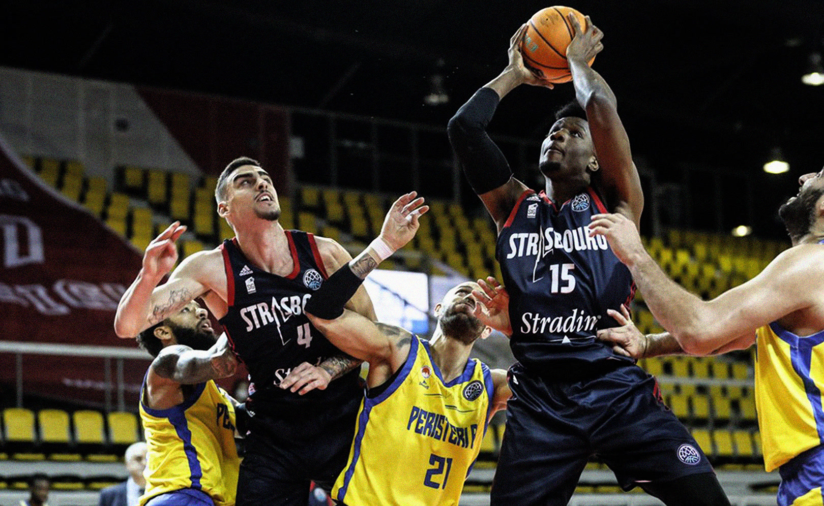 Лига чемпионов ФИБА. Страсбур (Франция) против Нижний Новгород (Россия)