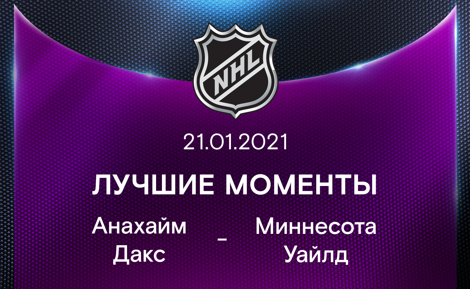 Анахайм Дакс - Миннесота Уайлд 21.01.2021