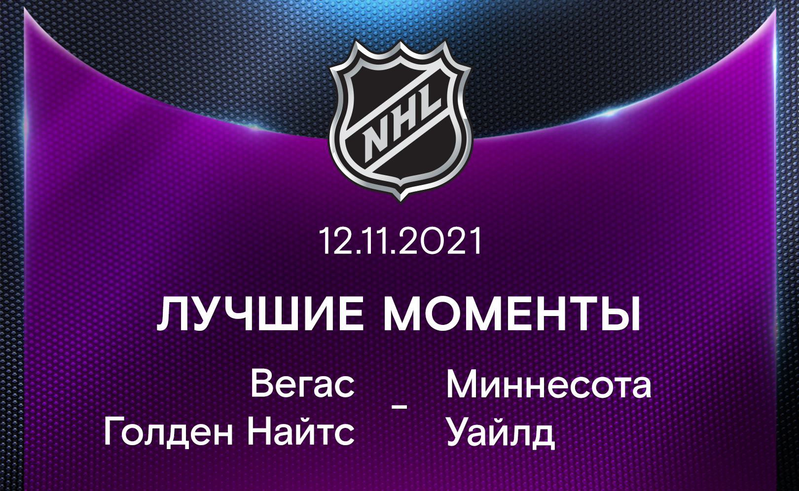 Вегас Голден Найтс - Миннесота Уайлд 12.11.2021