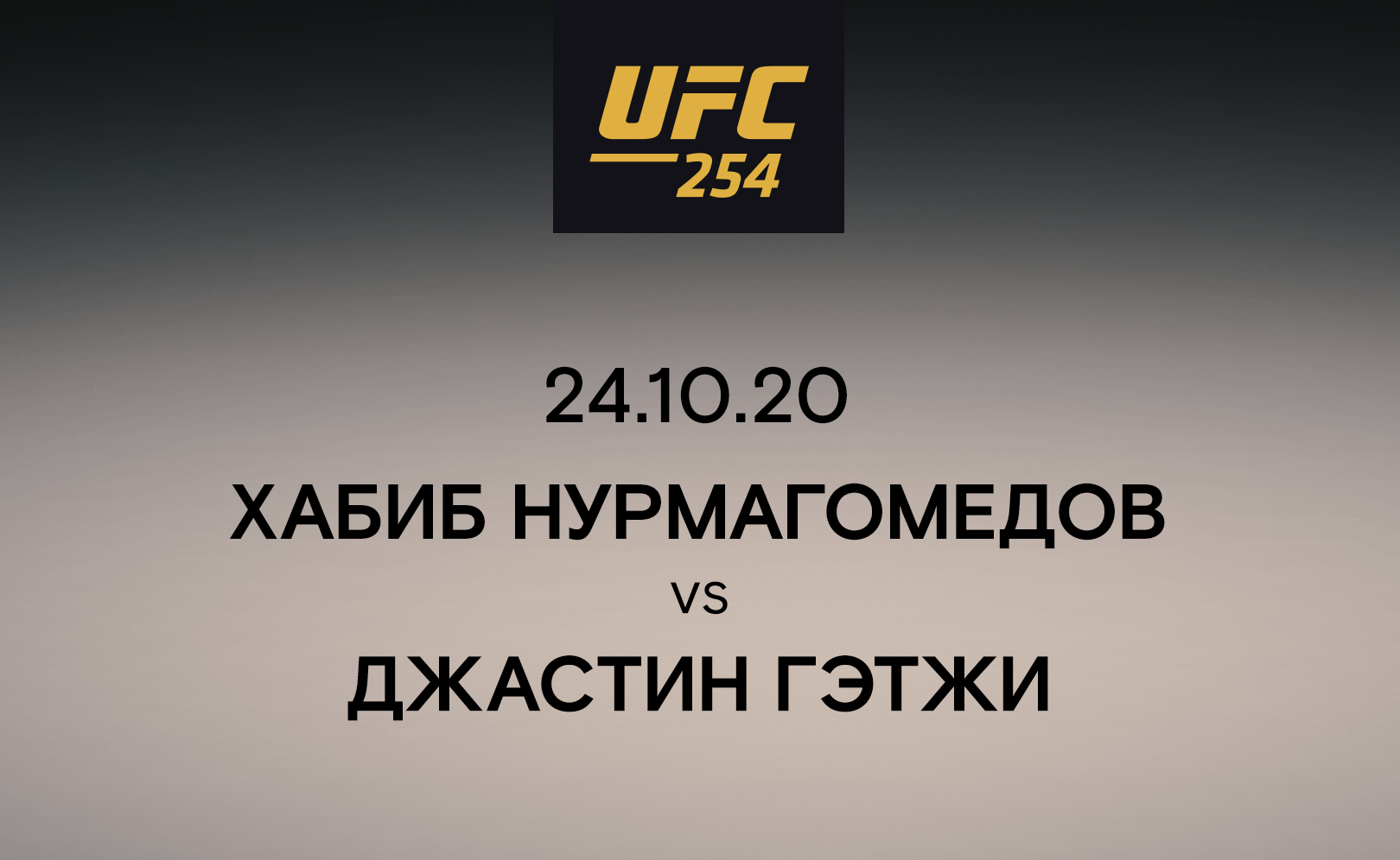 Хабиб Нурмагомедов vs Джастин Гэтжи