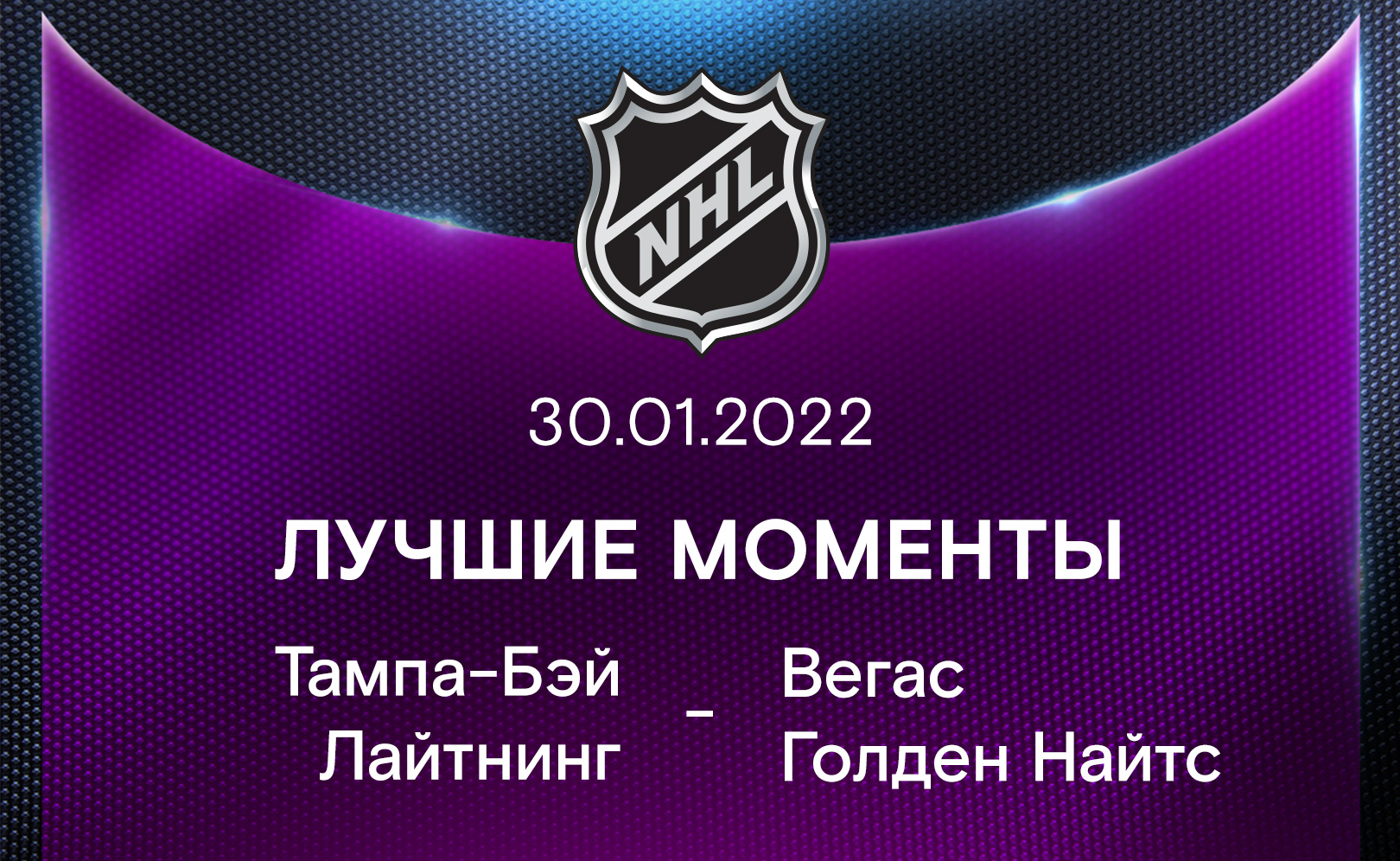 Тампа-Бэй Лайтнинг - Вегас Голден Найтс 30.01.2022
