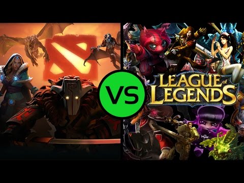 DOTA 2 VS LEAGUE of LEGENDS