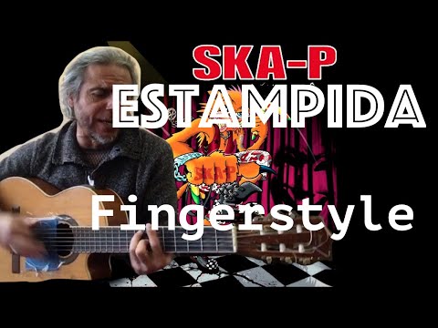 Очень веселая песня -Estampida -Ska-P- fingerstyle guitar