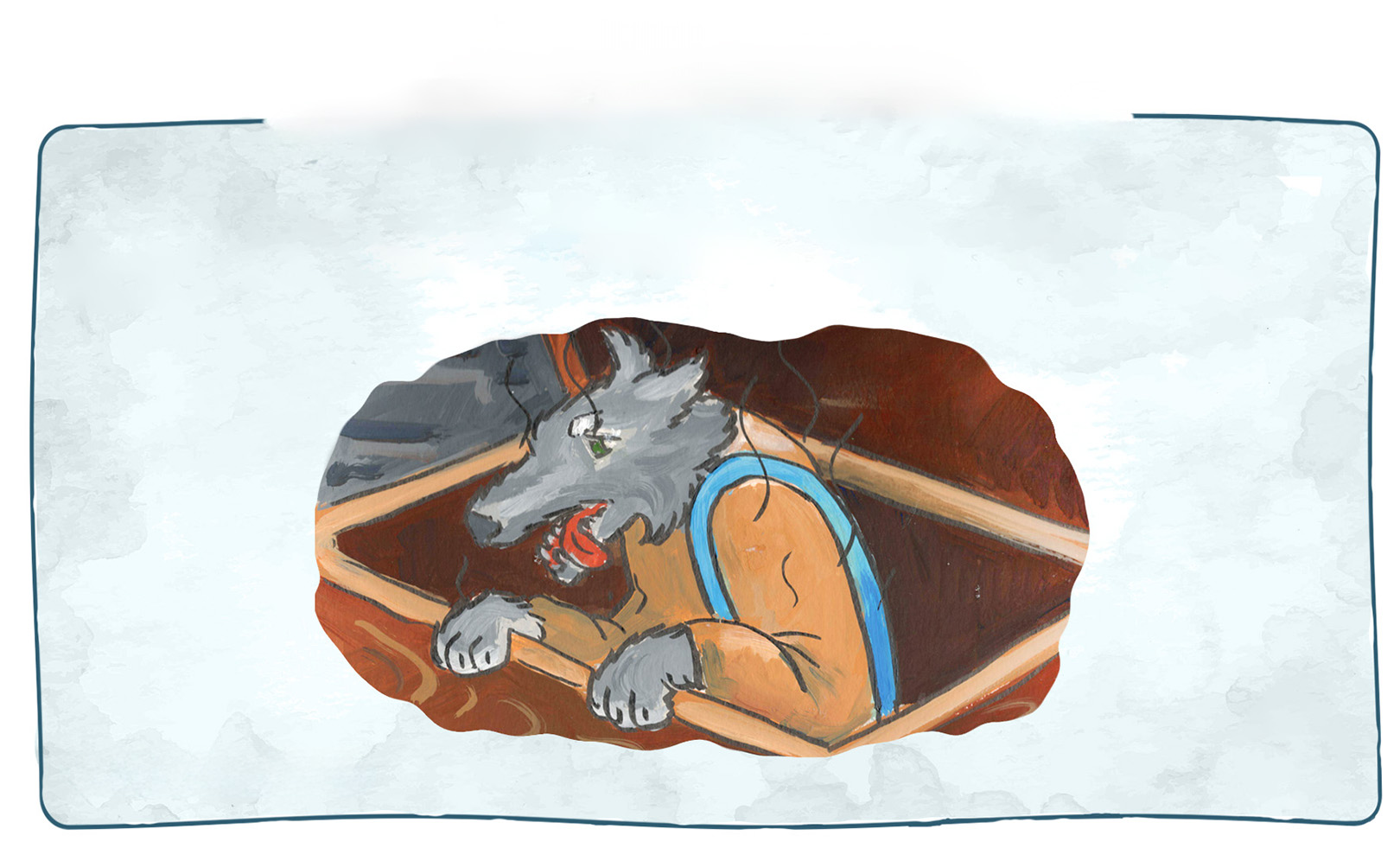 Как Братец Волк попал в беду