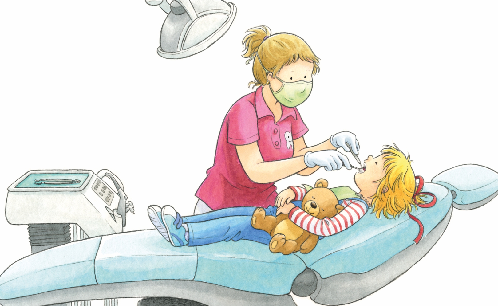 Конни у зубного врача