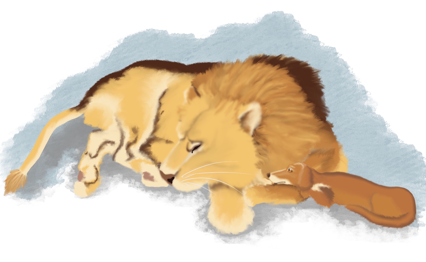 Лев и собачка