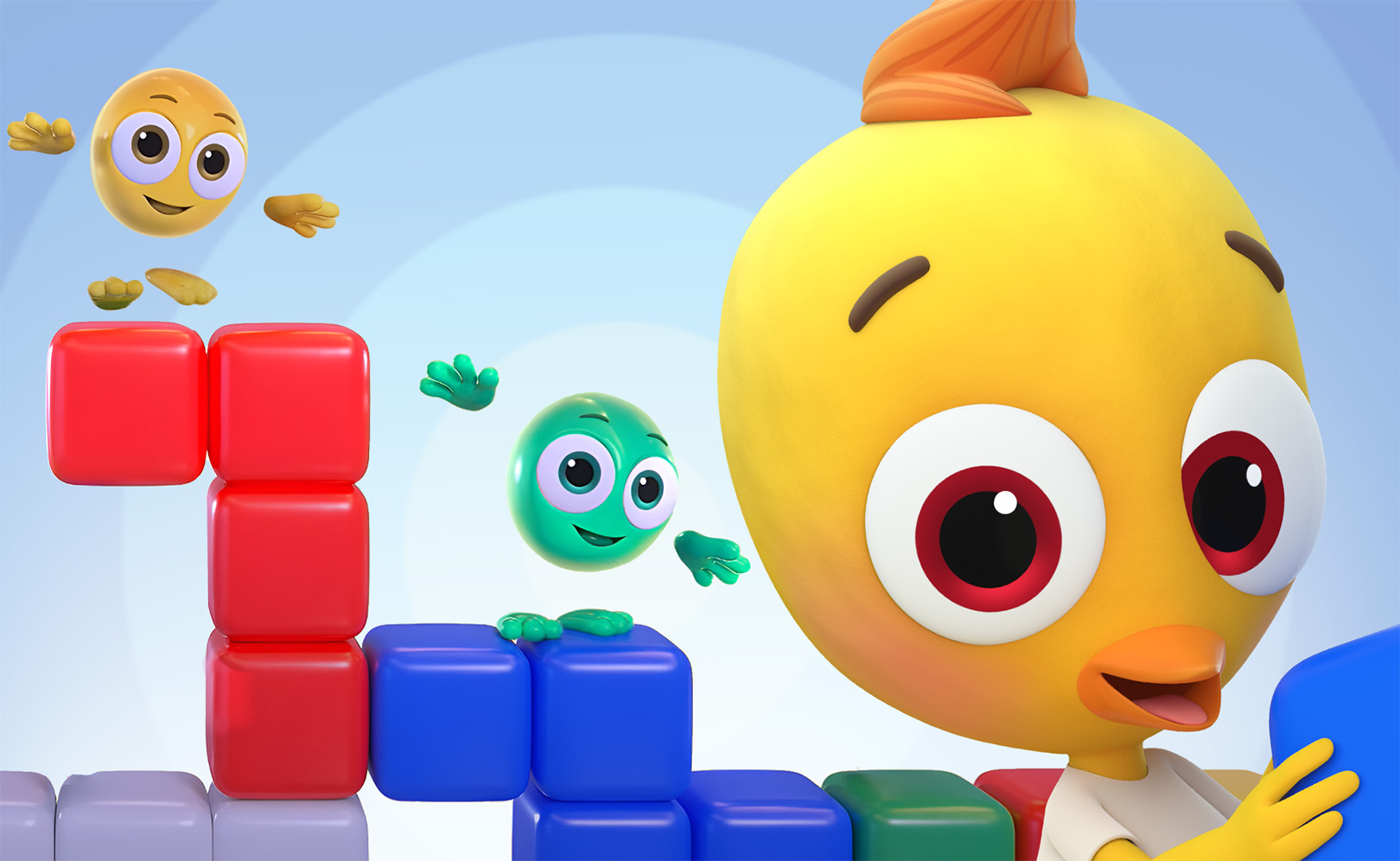 Разноцветные башни