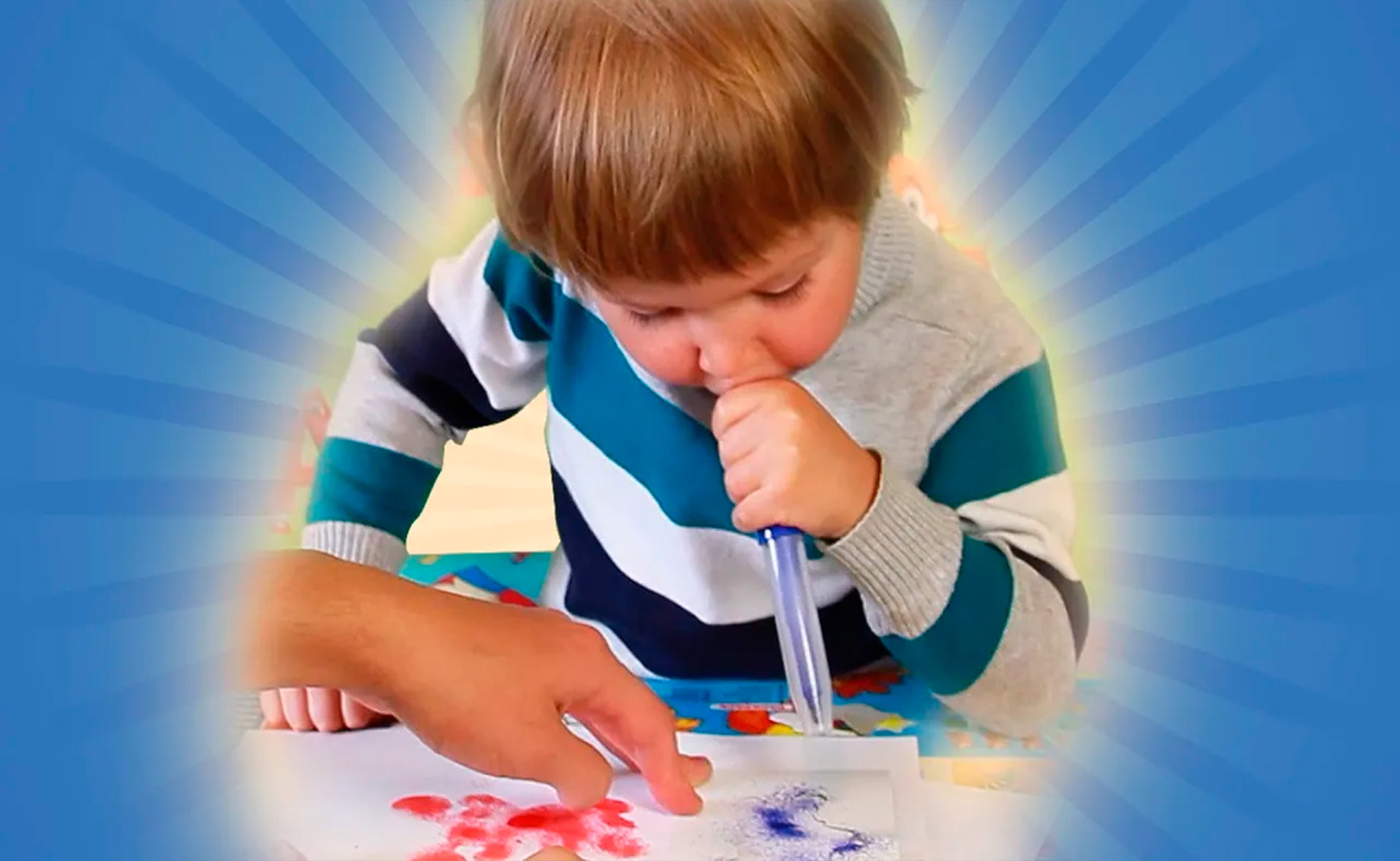 Воздушные фломастеры Children's games. Air markers МанкитуИгры