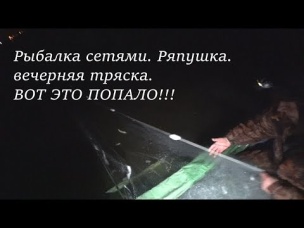 рыбалка сетями. Ряпушка. Вечерняя тряска Вот это попало!!!