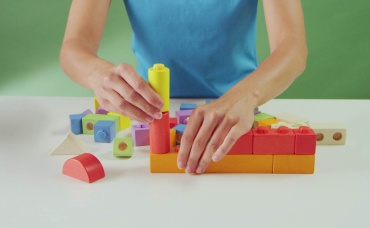 Деревянный lego 1