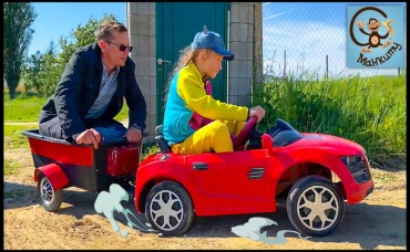 Дети и Машина. Диана и Даня играют в полицейских. Сборник Манкиту Pretend Play