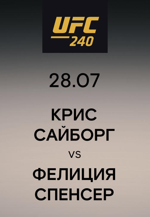 Постер к сериалу Крис Сайборг vs Фелиция Спенсер 2019